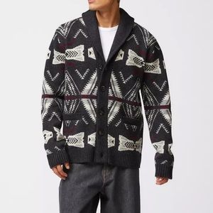 NWT Schott Southwestern Inspired Shawl Cardigan Sweater